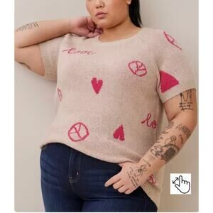 Torrid Vegan Cashmere Pullover Raglan Sleeve Sweater